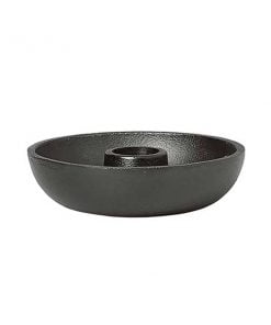 Ferm Living Bowl kynttilänjalka, musta