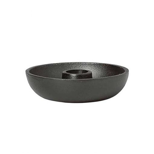 Ferm Living Bowl kynttilänjalka, musta